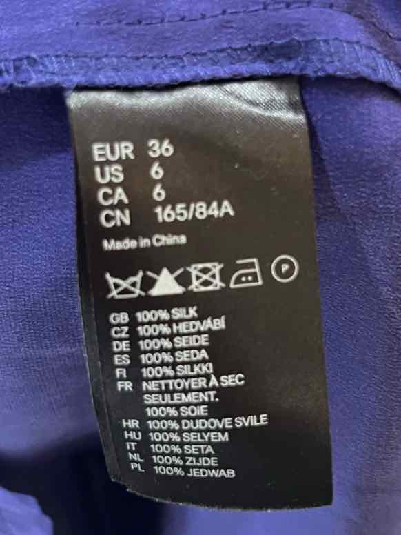 Lanvin for H&M Royal Purple Size 6 Dress