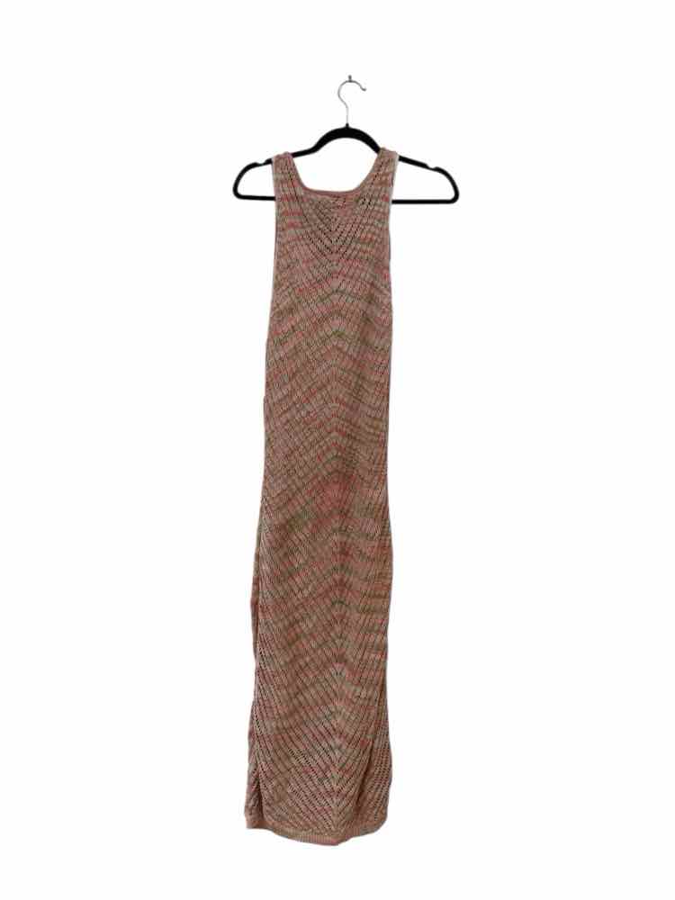 C & C California Green and Orange Size L Dress