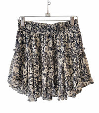Misa Navy and Beige Size XS Skirt