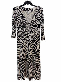 diane von furstenberg White and black Size 8 Dress