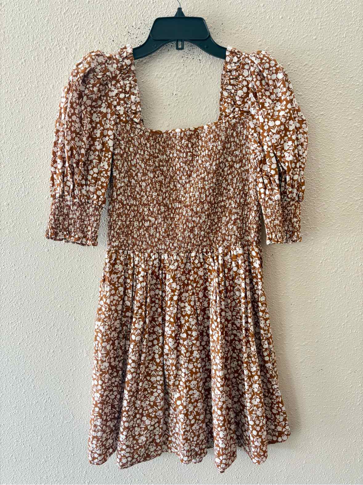 1. STATE brown and white Size M Dress