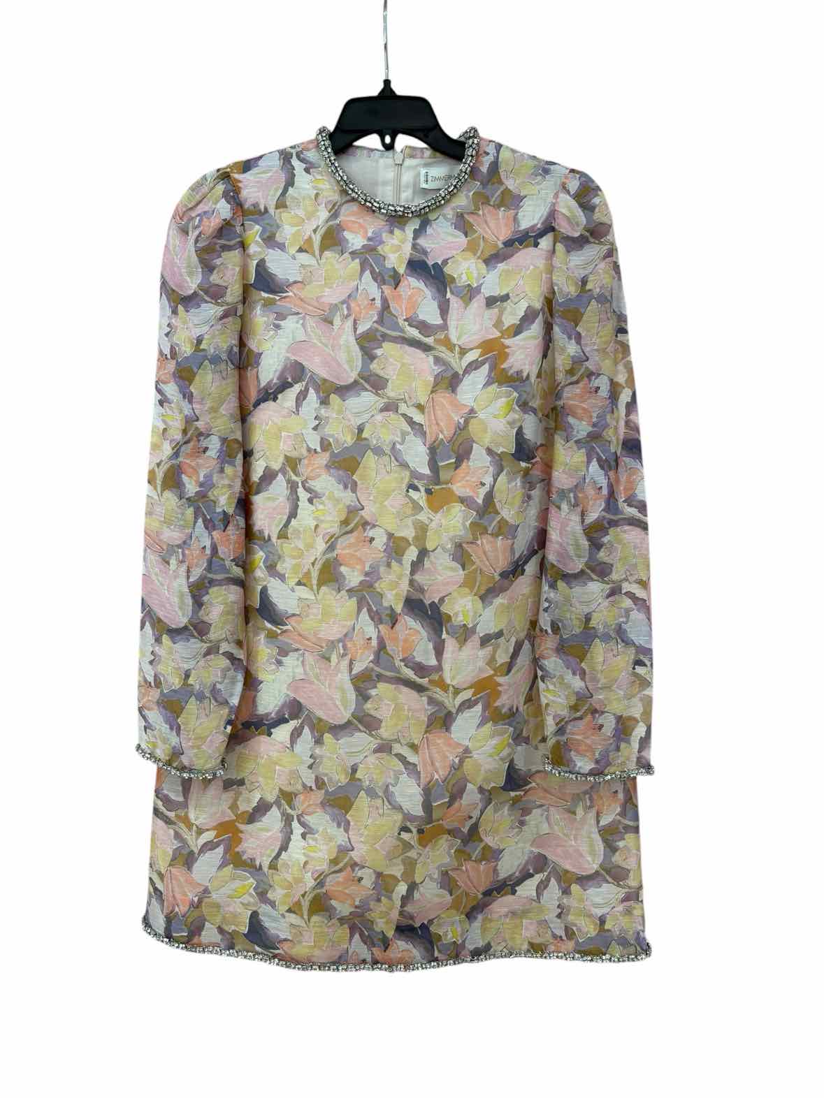 zimmermann pastel dress Zimmermann Pastel Pink Silk Wrap Dress Balardi