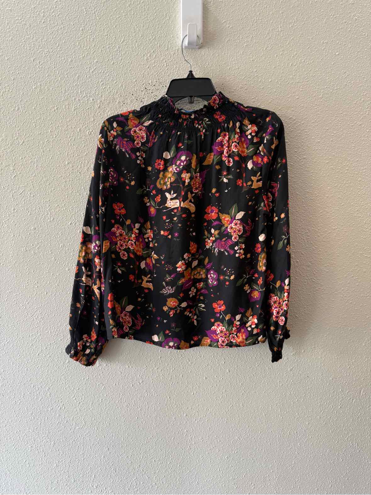 J. McLaughlin Black Multi Size S Shirt