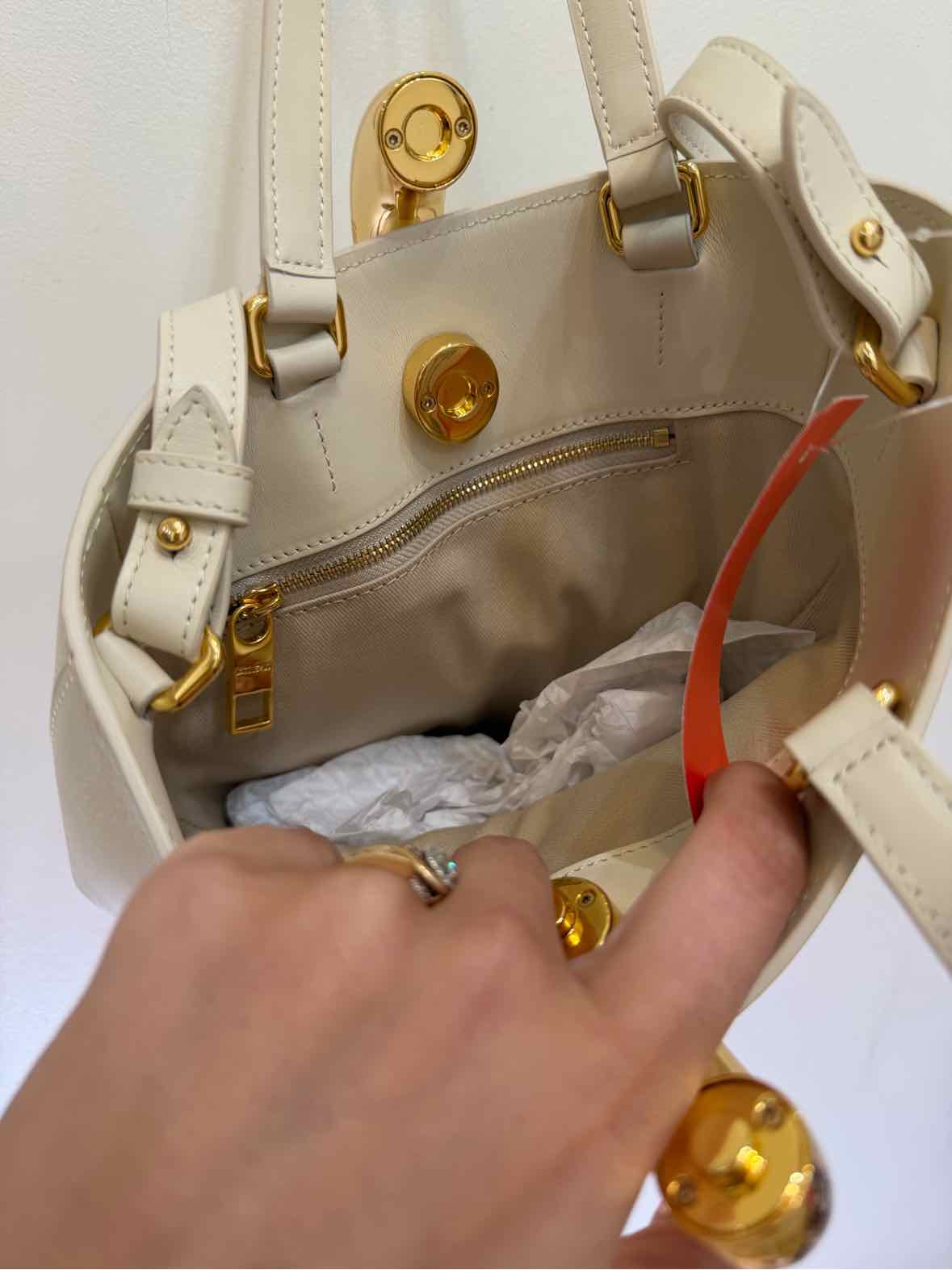 Jaquemus Le Petit Bambola Ivory Handbag