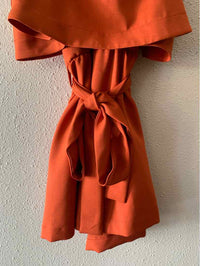 Hemline Rust Size S Romper