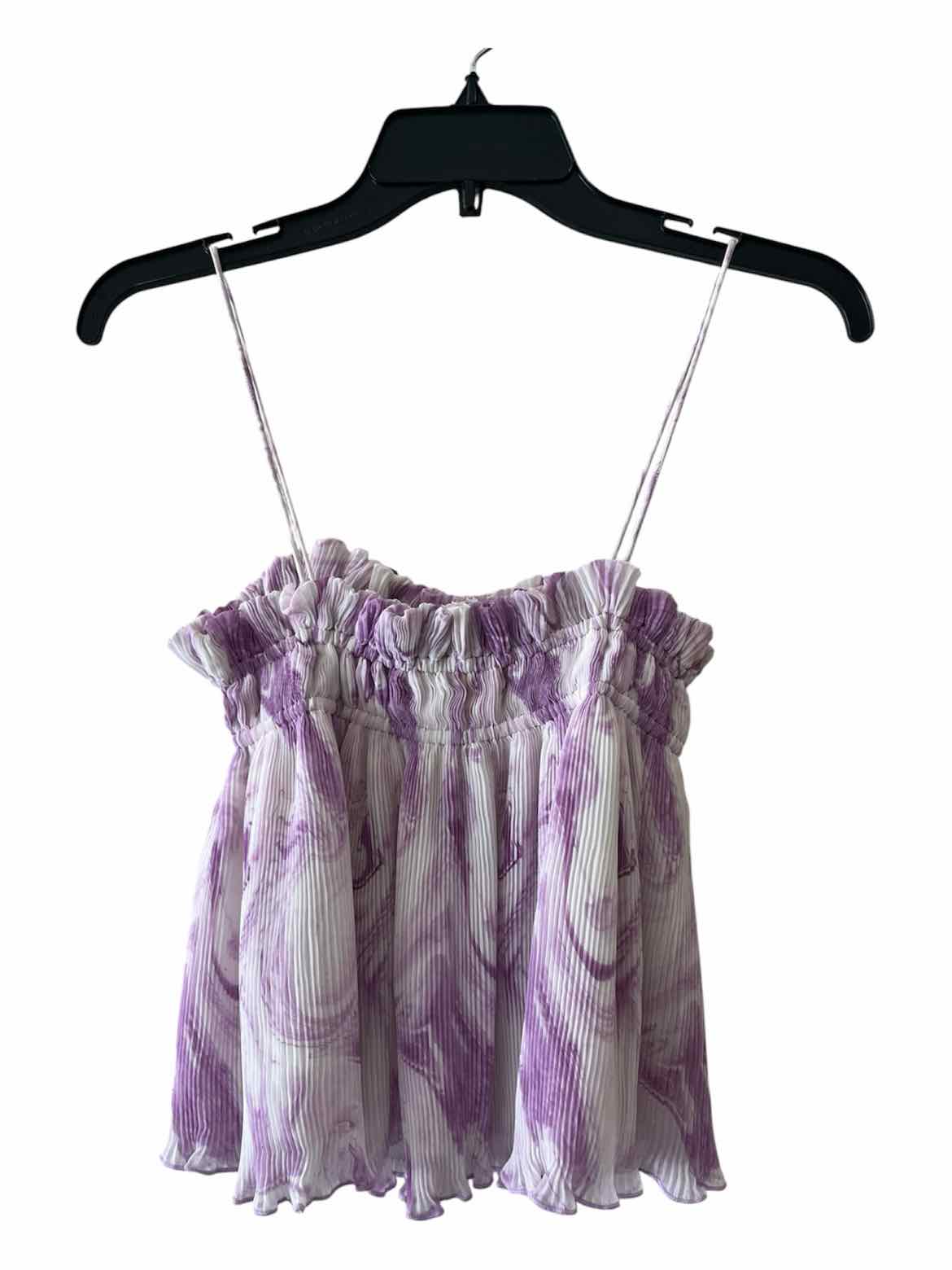 Ganni Lavender and White Size 36 Shirt