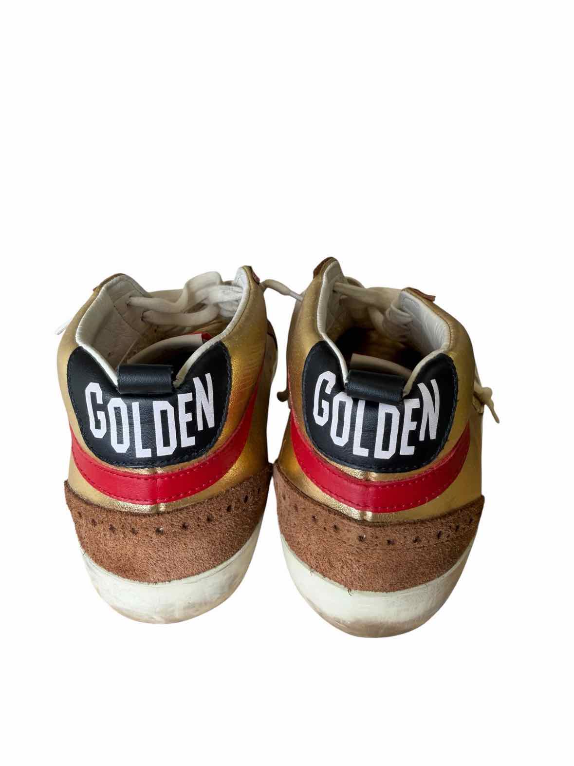 Golden Goose Brown and Gold Size 40 Shoes