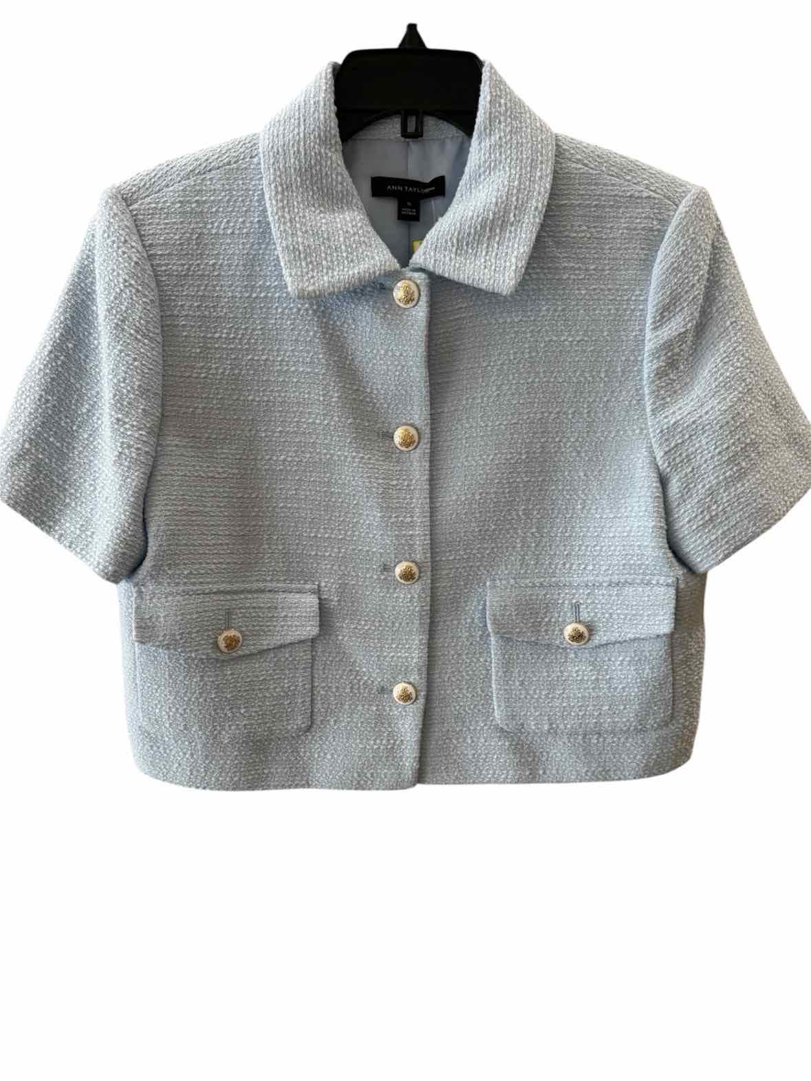 Ann Taylor Baby Blue Size 10 Jacket