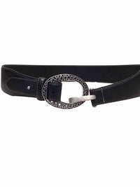 Brighton Black & Silver Belt