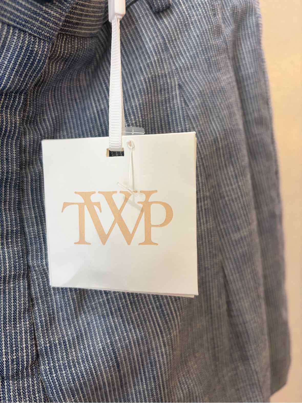 TWP Blue and White Size 8 Shorts
