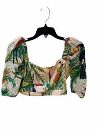 farm rio beige and multi Size S Shirt