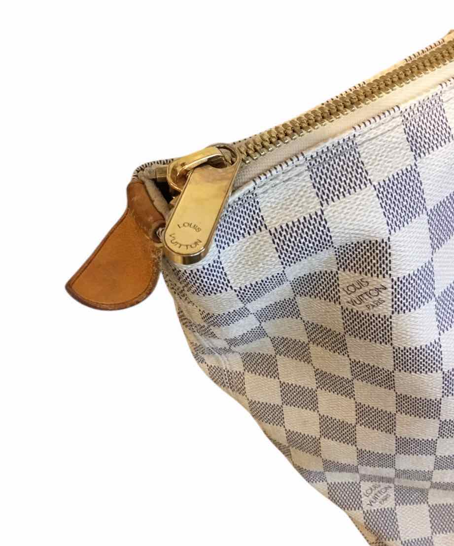 Louis Vuitton white and gray Handbag