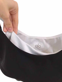 Alo Black & White Size M Bra