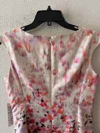 Kay Unger Cream Multi Size 6 Dress