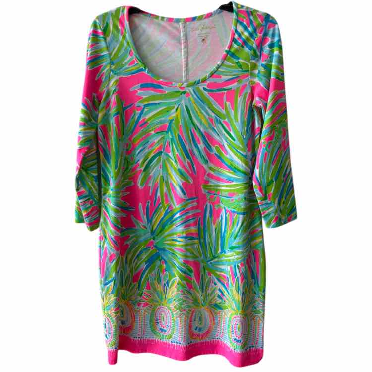 lilly pulitzer dress long sleeve Lilly Pulitzer Multi Size M Dress – Swap Boutique