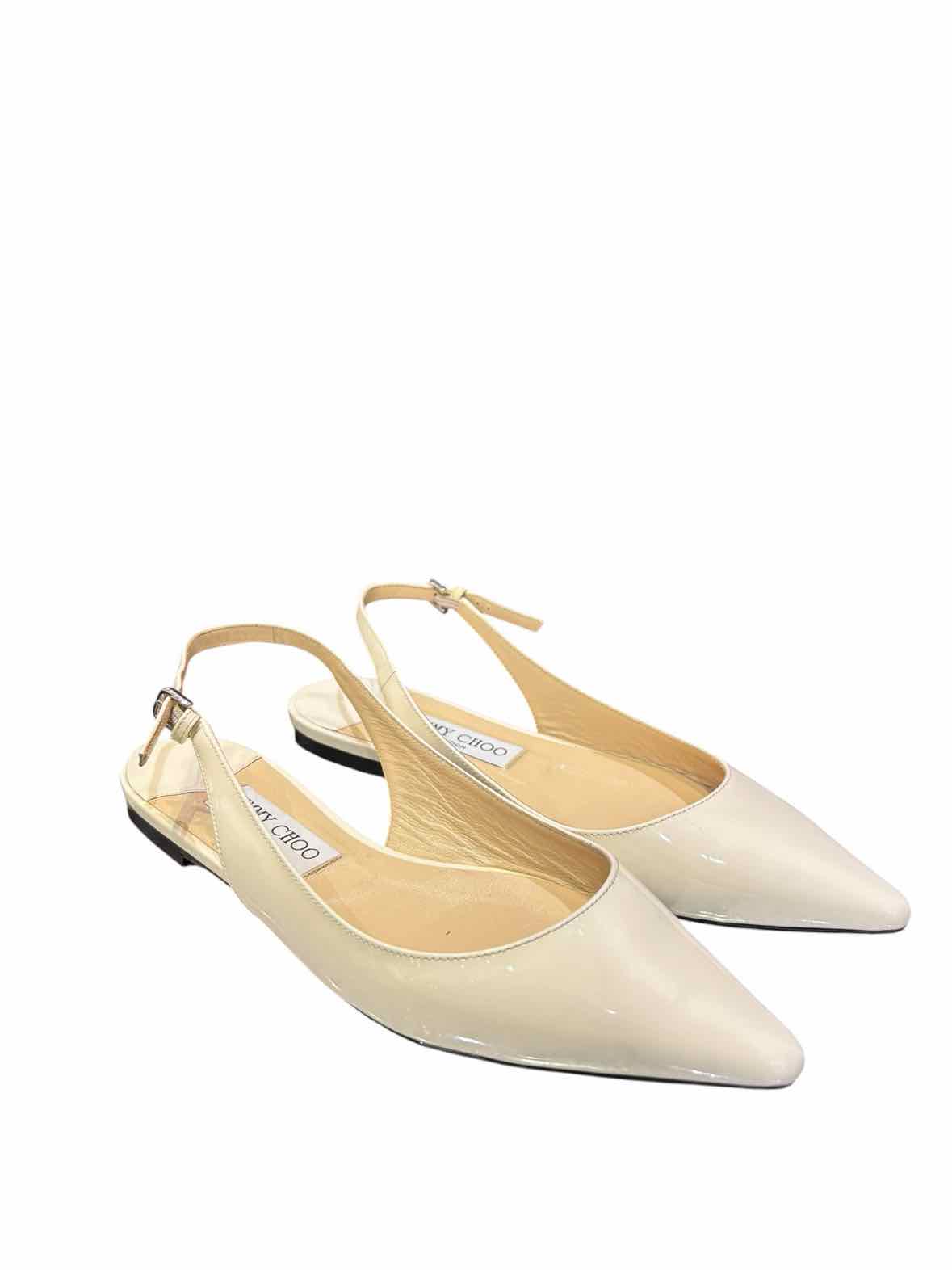 Jimmy Choo Cream Size 37 Shoes