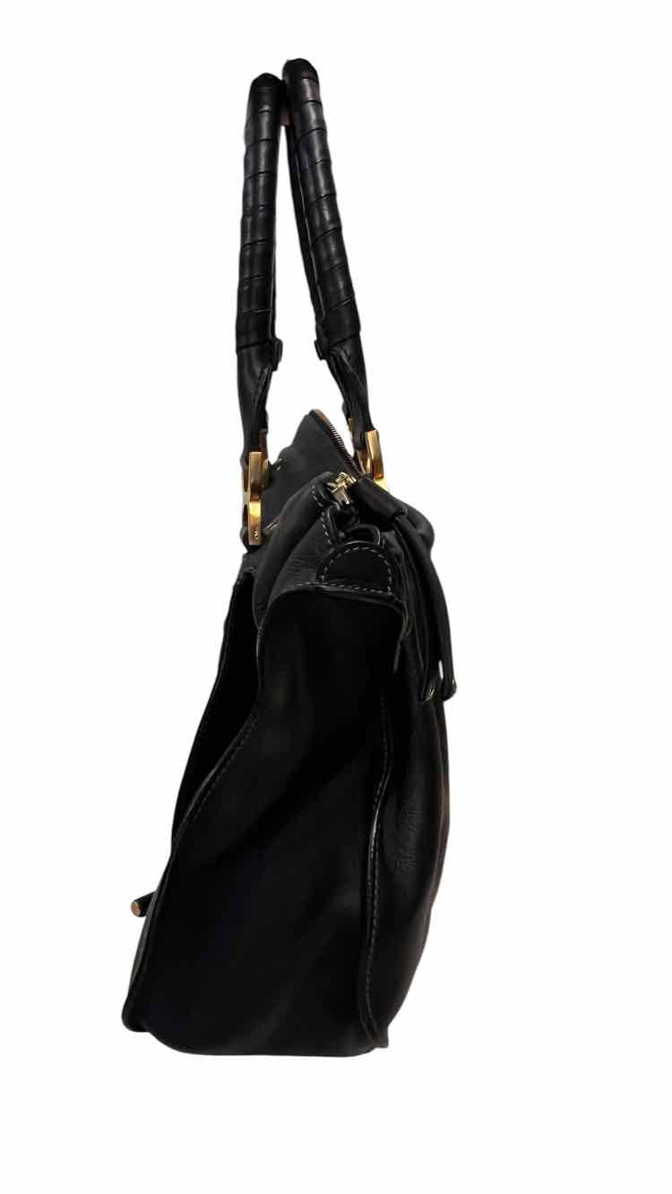 Chloe Marcie Satchel Black Handbag