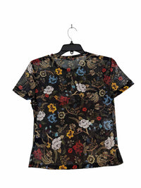 alice + olivia Black and Blue Multi Size L Shirt