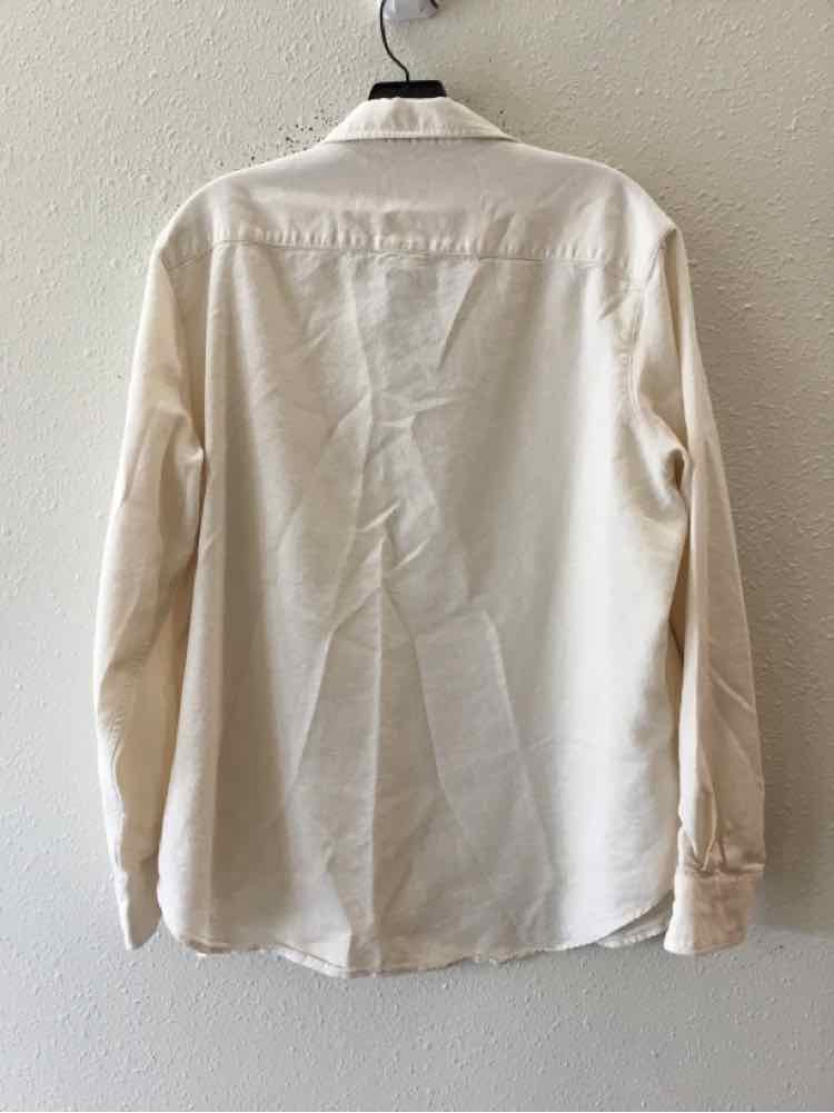 Frank & Eileen Cream Size L Shirt