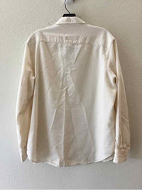 Frank & Eileen Cream Size L Shirt