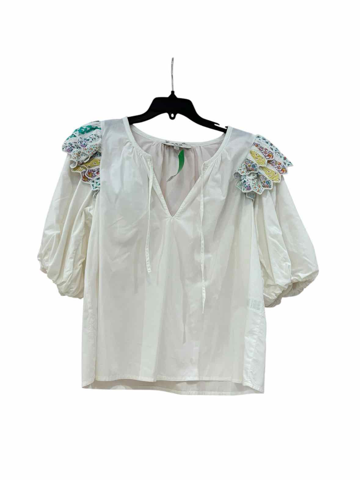 Birds of Paradis White Size M Shirt