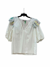 Birds of Paradis White Size M Shirt