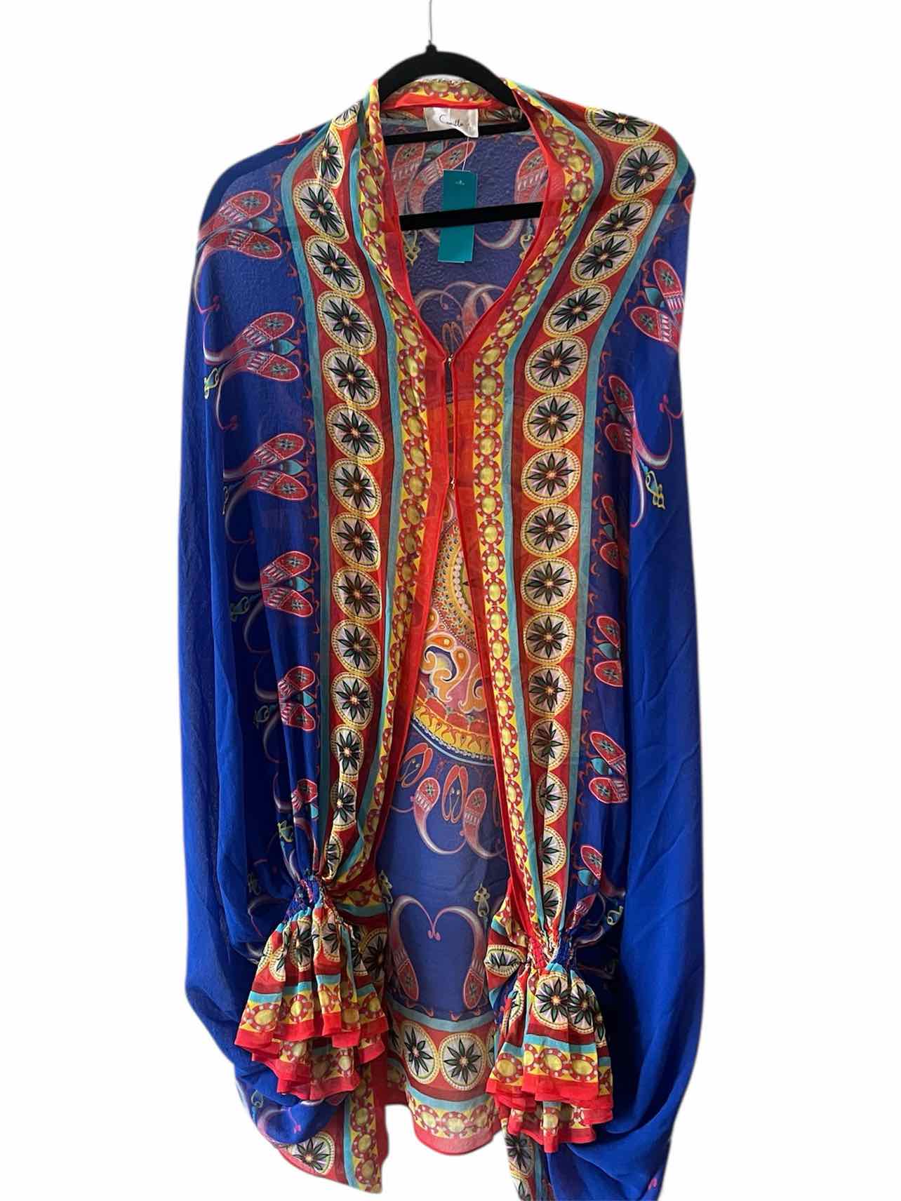 Camilla Blue Multi Size One Size Coverup
