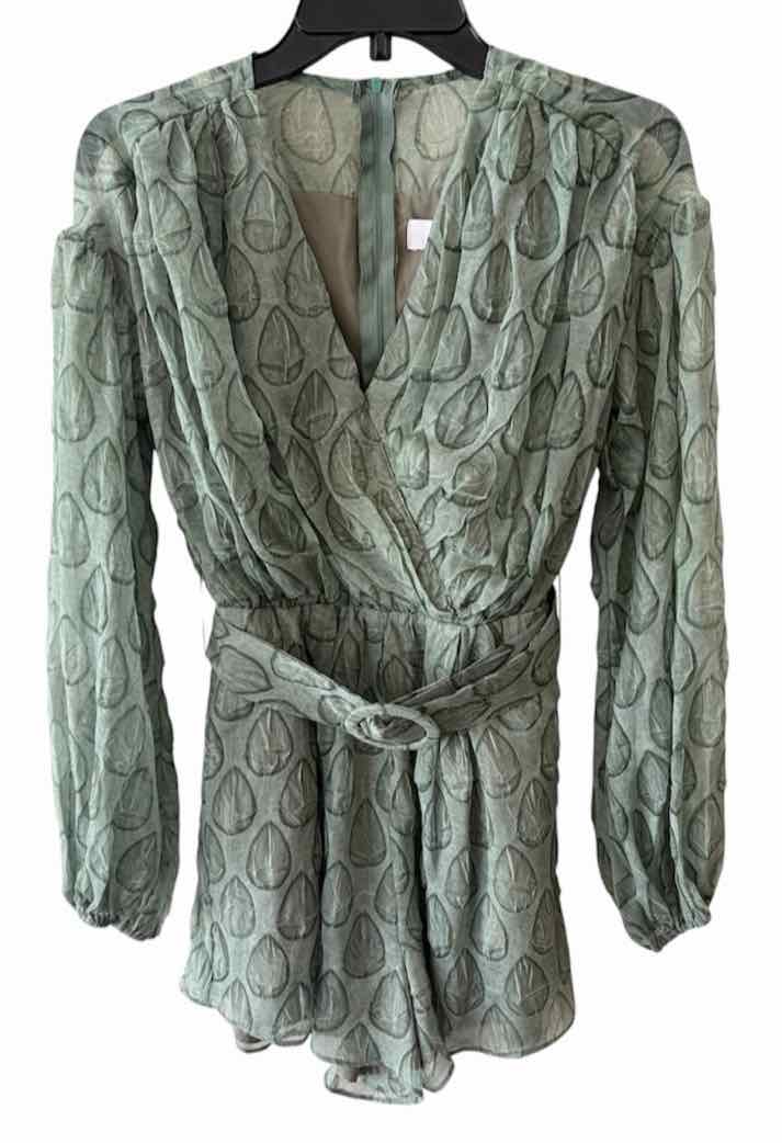 Elliatt Forest Green Size S Romper