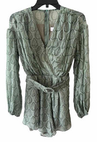 Elliatt Forest Green Size S Romper