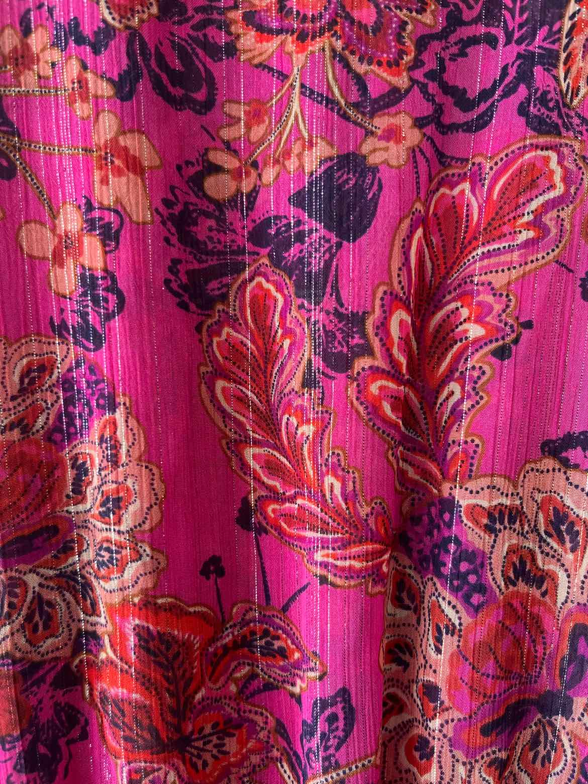 Misa LA Fuschia & Blue Size M Dress