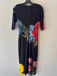 alice + olivia Black Multi Size 0 Dress