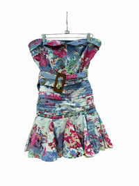 Hemant and Nandita Blue Multi Size L Dress
