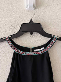 Parker Black Multi Size S Blouse