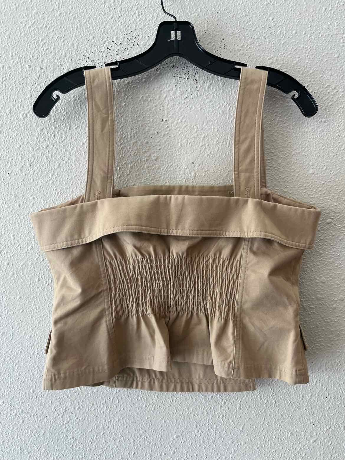 French Connection Tan Size 8 Shirt