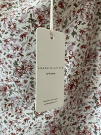 Grade & Gather White Multi Size S Skirt