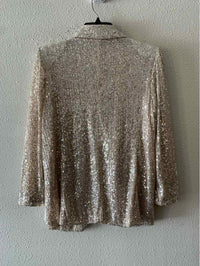 Sans Souci Cream and Silver Size S Blazer