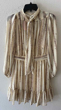 Entro Cream Multi Size S Dress
