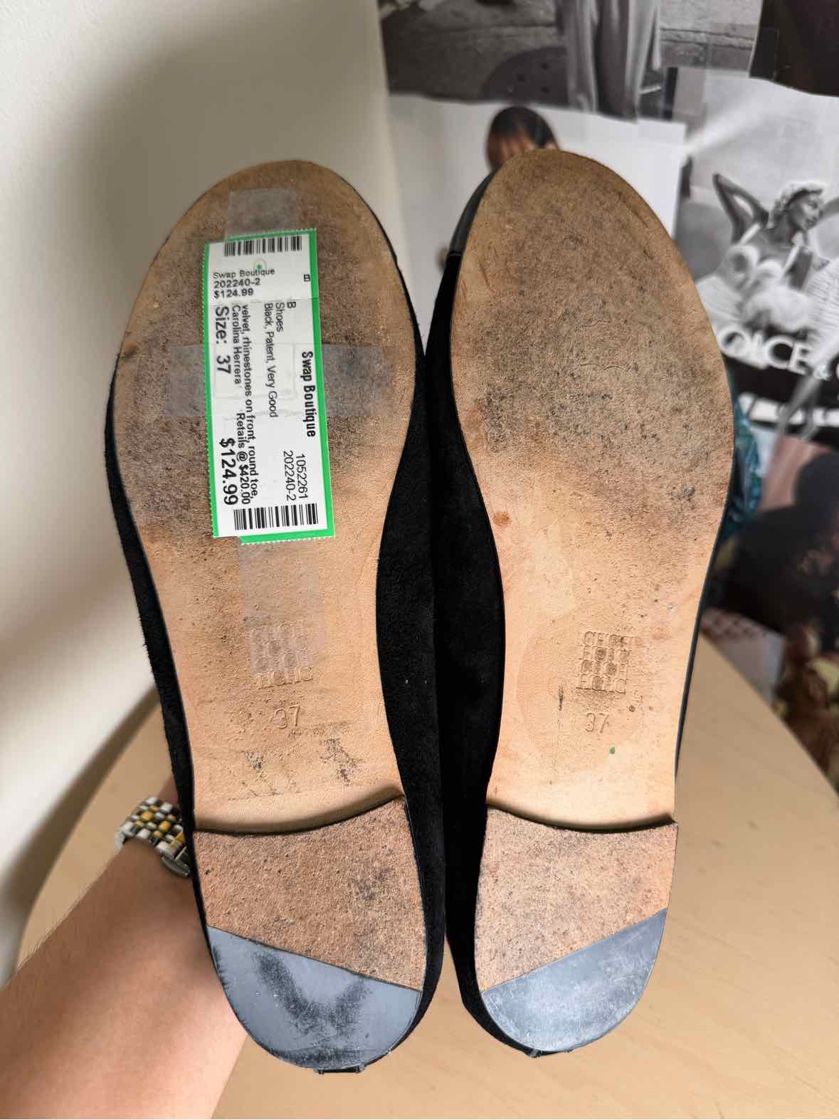 Carolina Herrera Black Size 37 Shoes