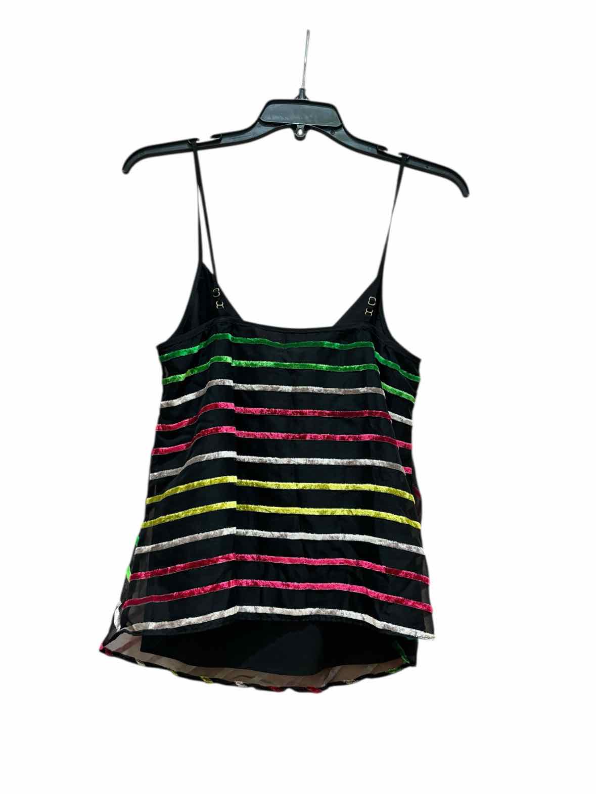 Amanda Richard Black Multi Size XS Tank Top