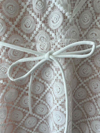 Miss Rosier white and nude Size L Dress