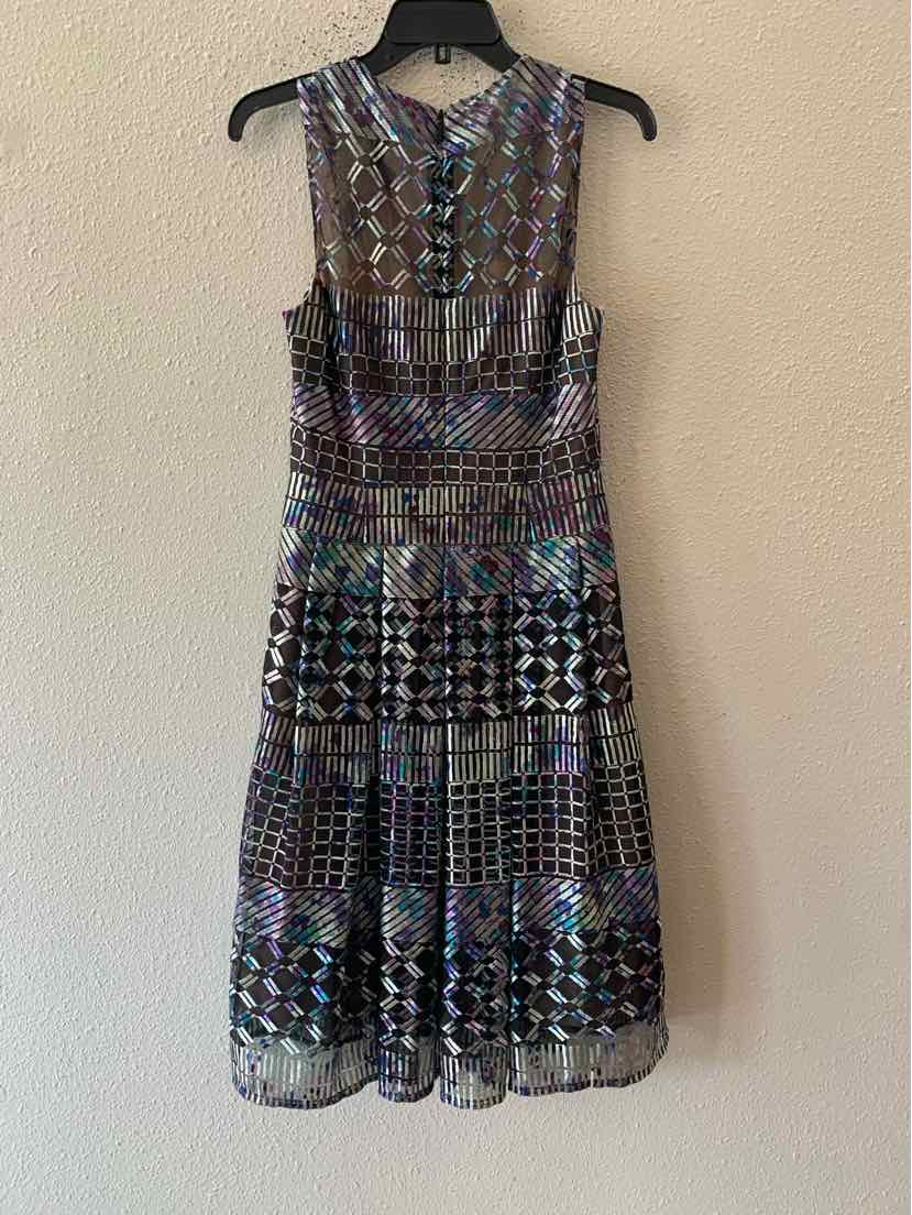 BCBGMax Azria Black Multi Size 4 Dress