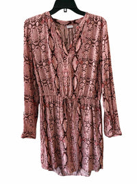 LASCANA Pink and Burgundy Size 10 Dress