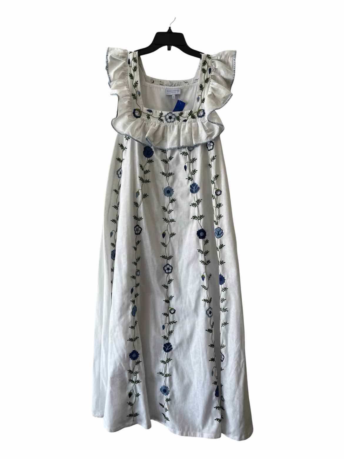 Mi Golondrina White Multi Size S Dress
