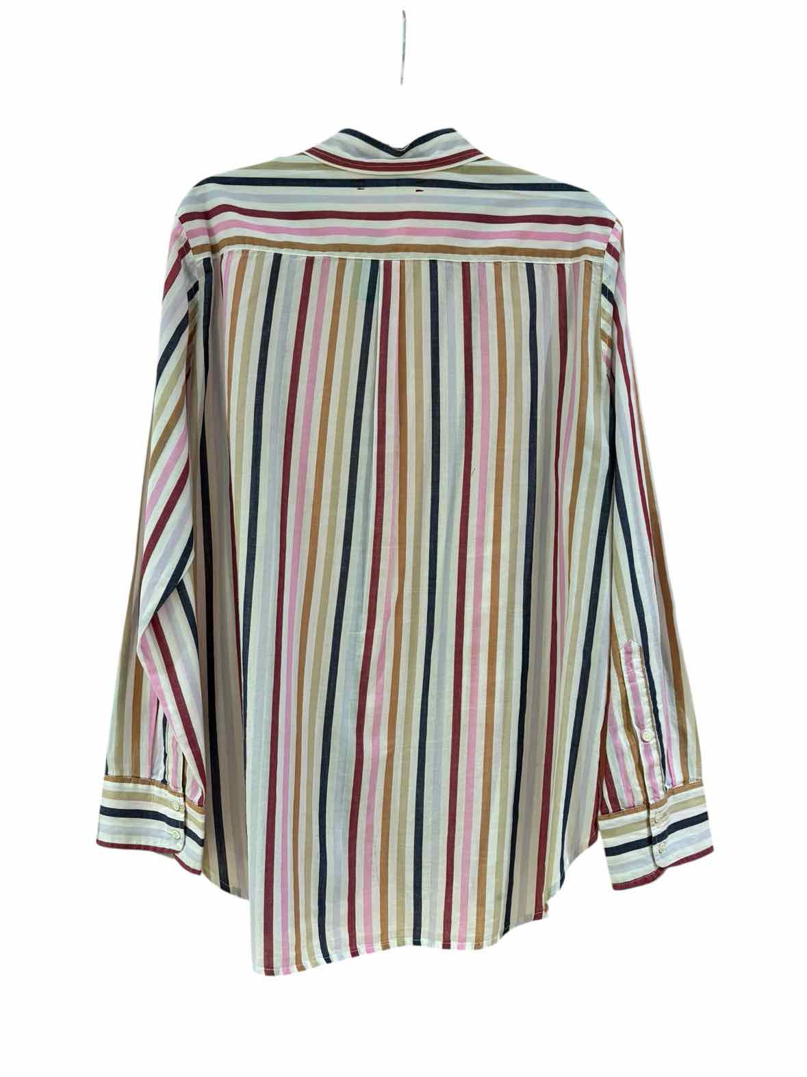 xirena White Multi Size L Blouse