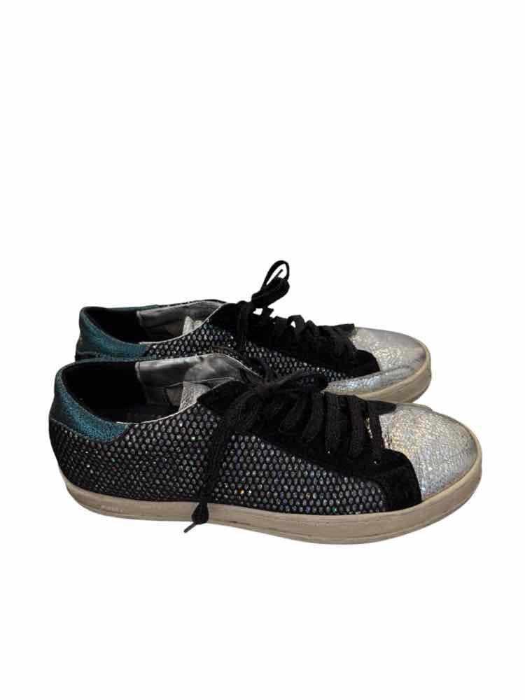 P448 Black and silver Size 39 Shoes