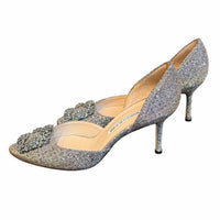 Manolo Blahnik Silver multi Size 38.5 Shoes