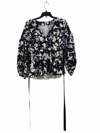 Alexis Navy and White Size S Dress
