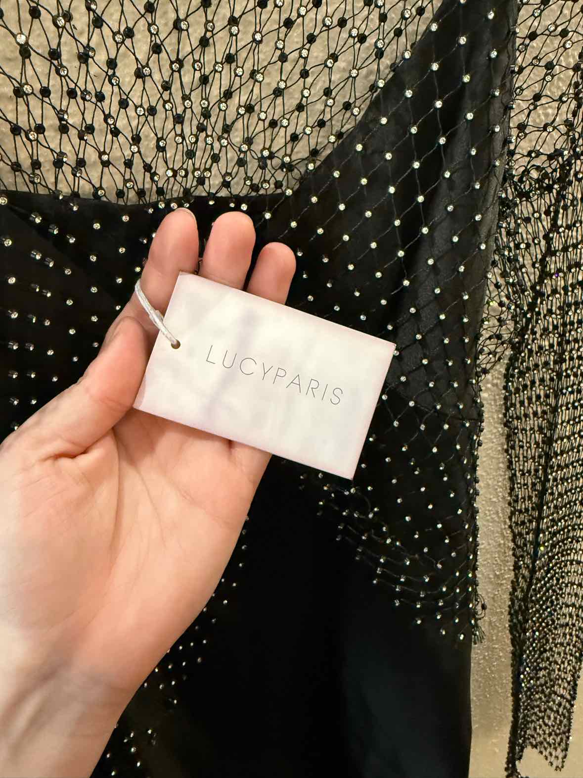 Lucy Paris Black Size L Dress