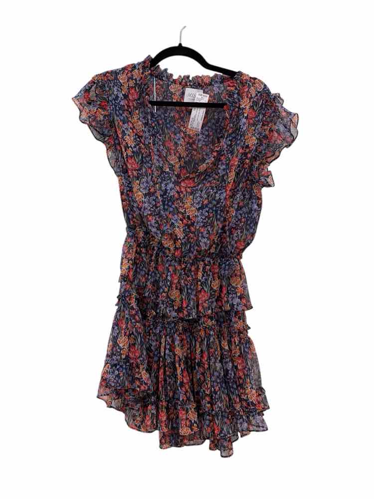 Misa navy and floral Size XS Dress