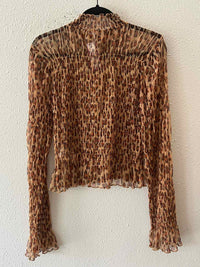 Free People tan and brown Size M Shirt